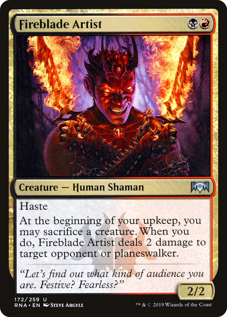 Fireblade Artist (RNA-172)  - Ravnica Allegiance