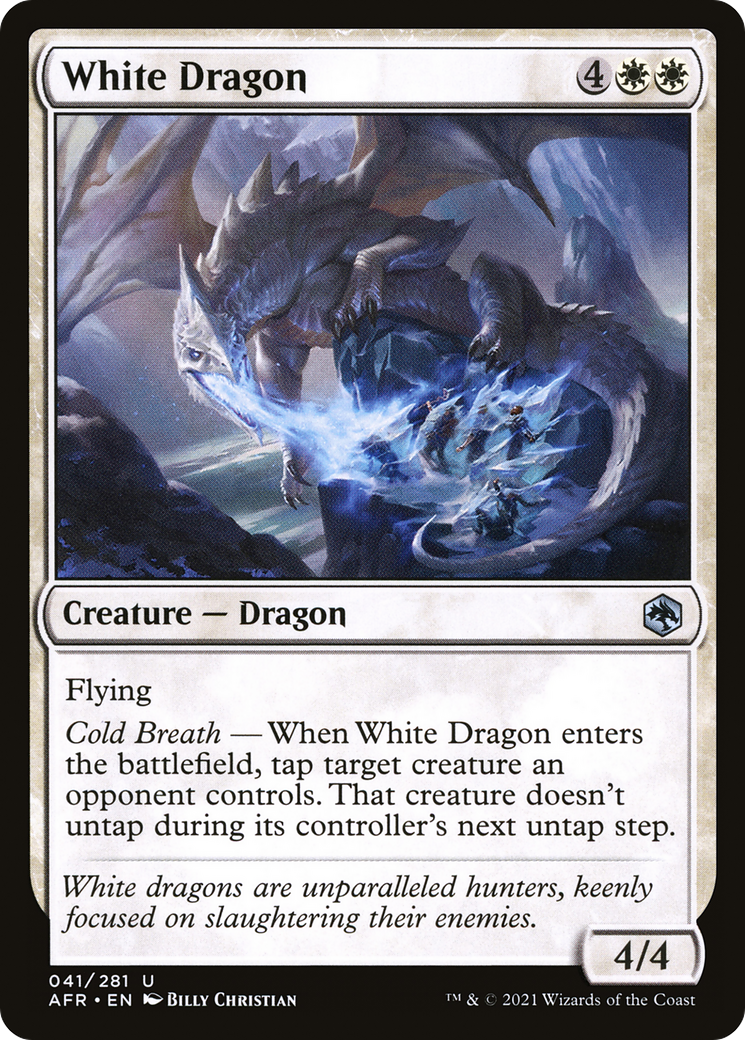 White Dragon (AFR-041)  Foil - Adventures in the Forgotten Realms