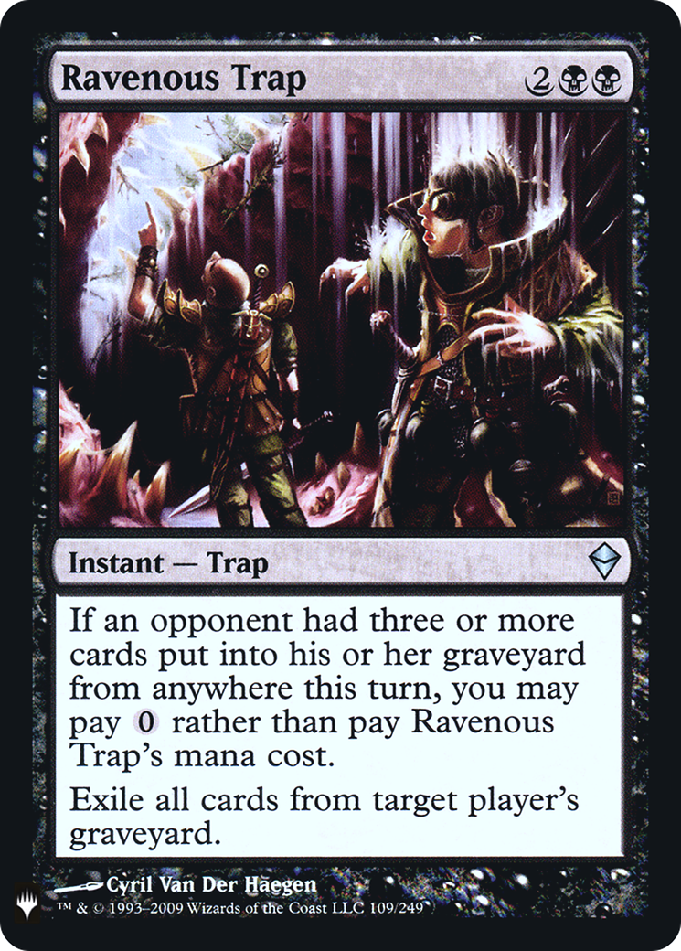 Ravenous Trap (LIST-ZEN-109)  Foil - The List