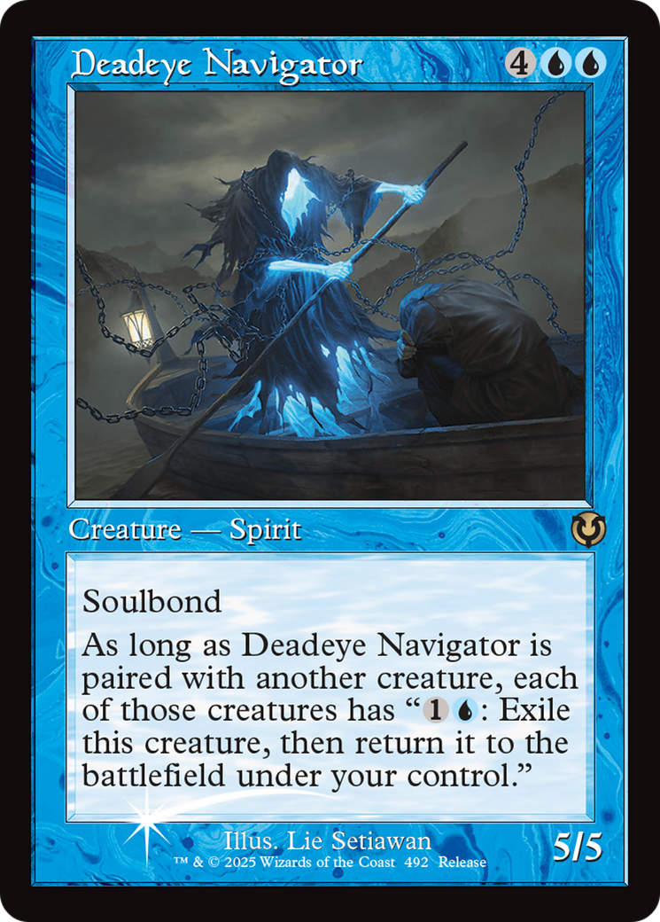 Deadeye Navigator (Retro Frame) (LARP-492)  Foil - Launch Party & Release Event Promos
