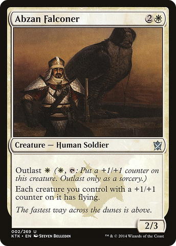 Abzan Falconer (KTK-002)  - Khans of Tarkir