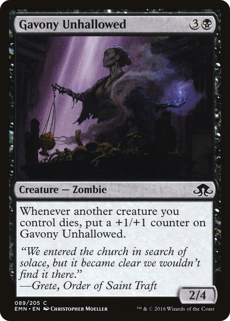 Gavony Unhallowed (EMN-089)  Foil - Eldritch Moon
