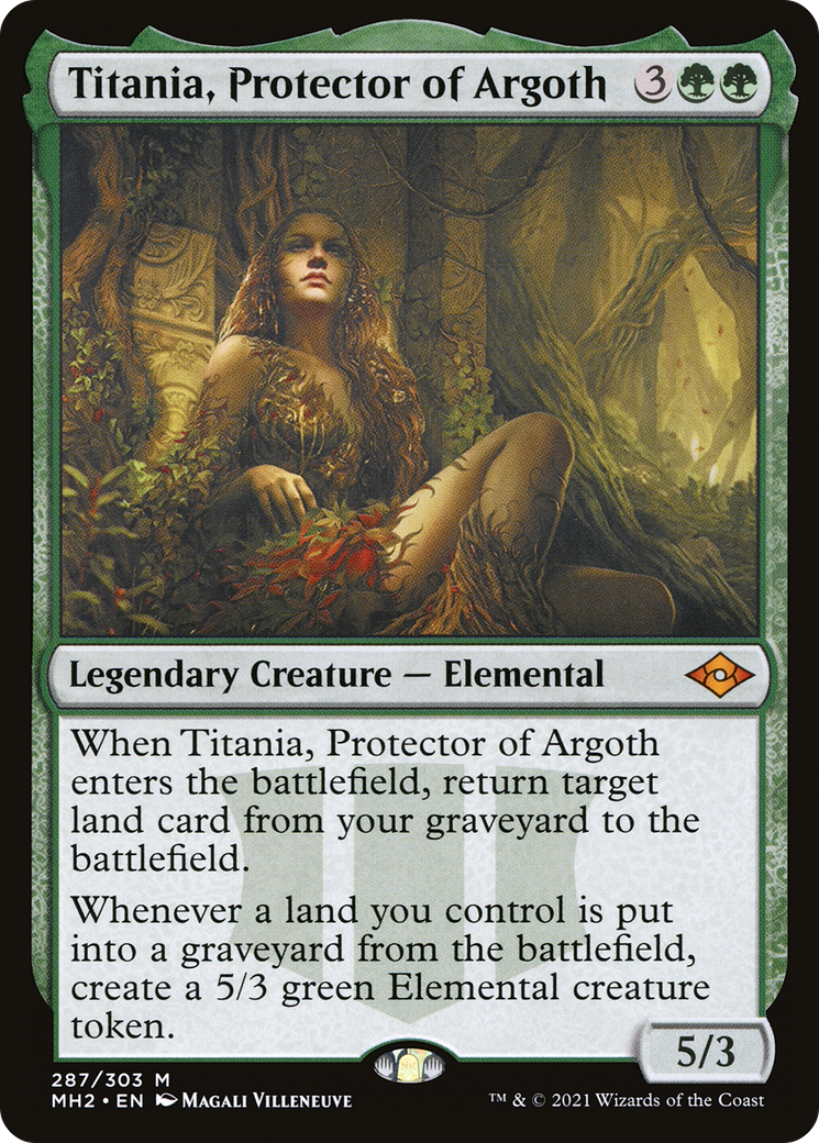 Titania, Protector of Argoth (MH2-287)  - Modern Horizons 2