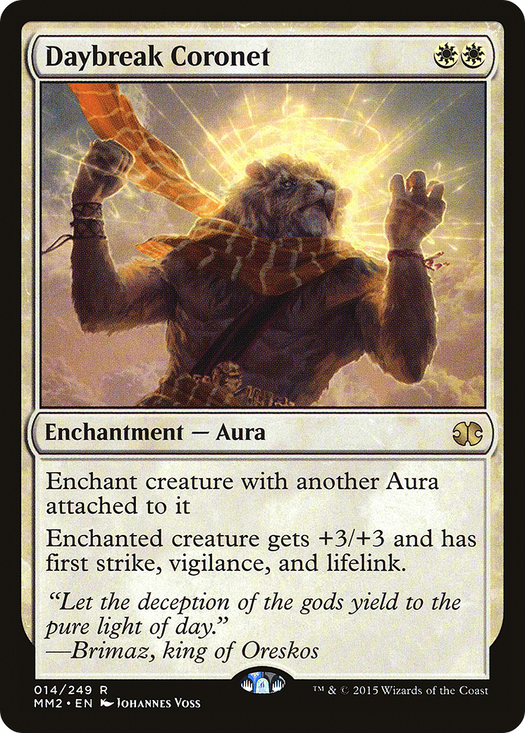 Daybreak Coronet (MM2-014)  Foil - Modern Masters 2015