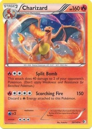 Charizard (Cosmos Holo)  - Holofoil Blister Exclusives