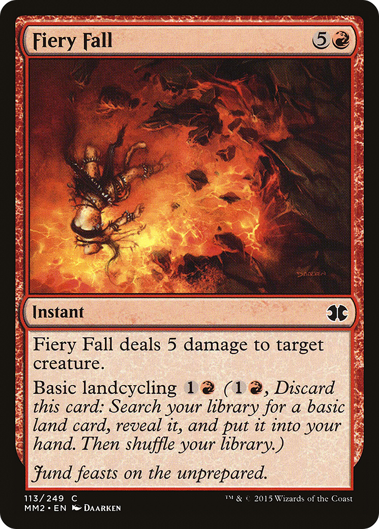 Fiery Fall (MM2-113)  Foil - Modern Masters 2015