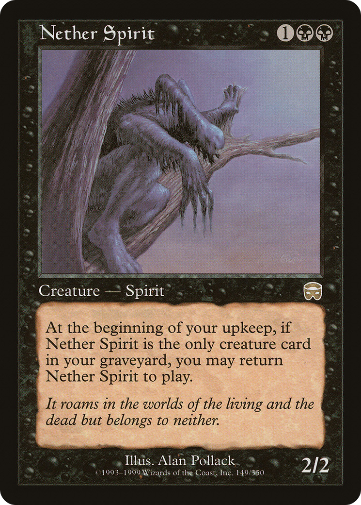 Nether Spirit (MMQ-149)  Foil - Mercadian Masques
