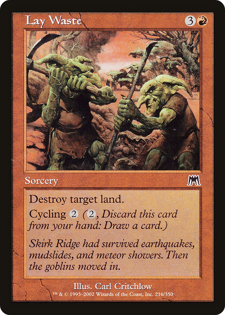 Lay Waste (ONS-216)  Foil - Onslaught