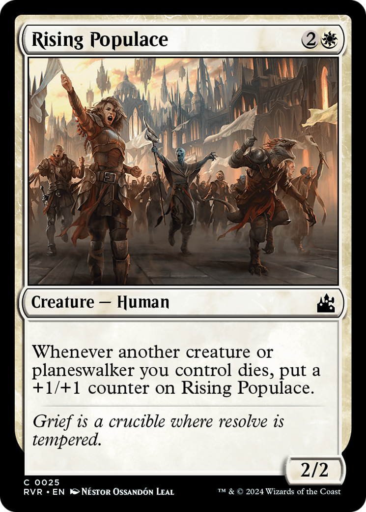 Rising Populace (RVR-025)  - Ravnica Remastered