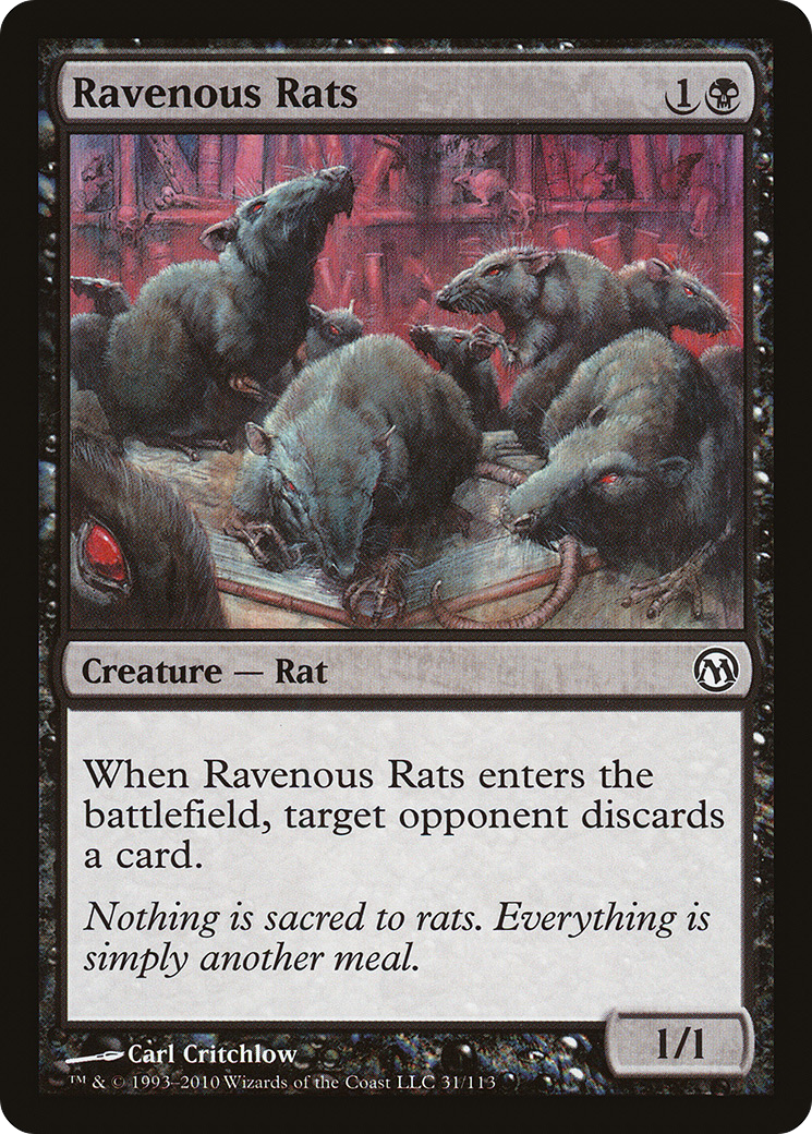 Ravenous Rats (DPA-031) - Duels of the Planeswalkers