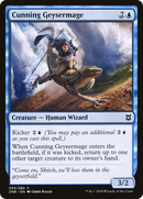 Cunning Geysermage (ZNR-055)  - Zendikar Rising