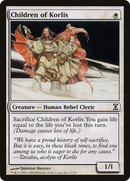 Children of Korlis (TSP-008)  Foil - Time Spiral