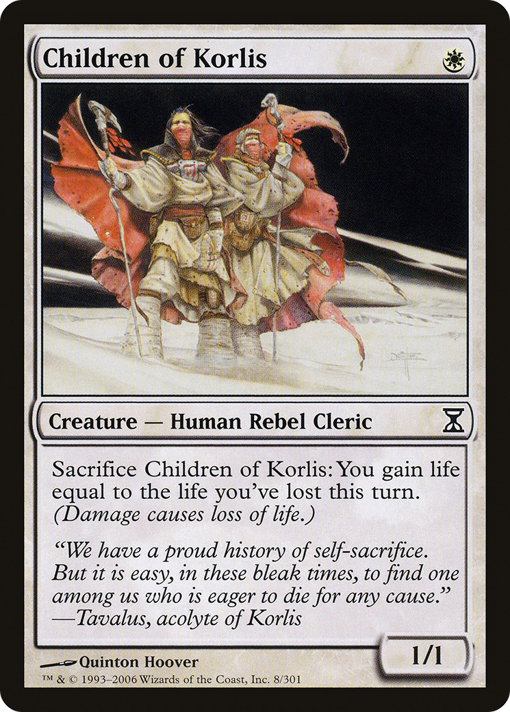 Children of Korlis (TSP-008)  Foil - Time Spiral