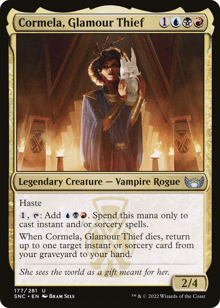 Cormela, Glamour Thief (SNC-177)  Foil - Streets of New Capenna