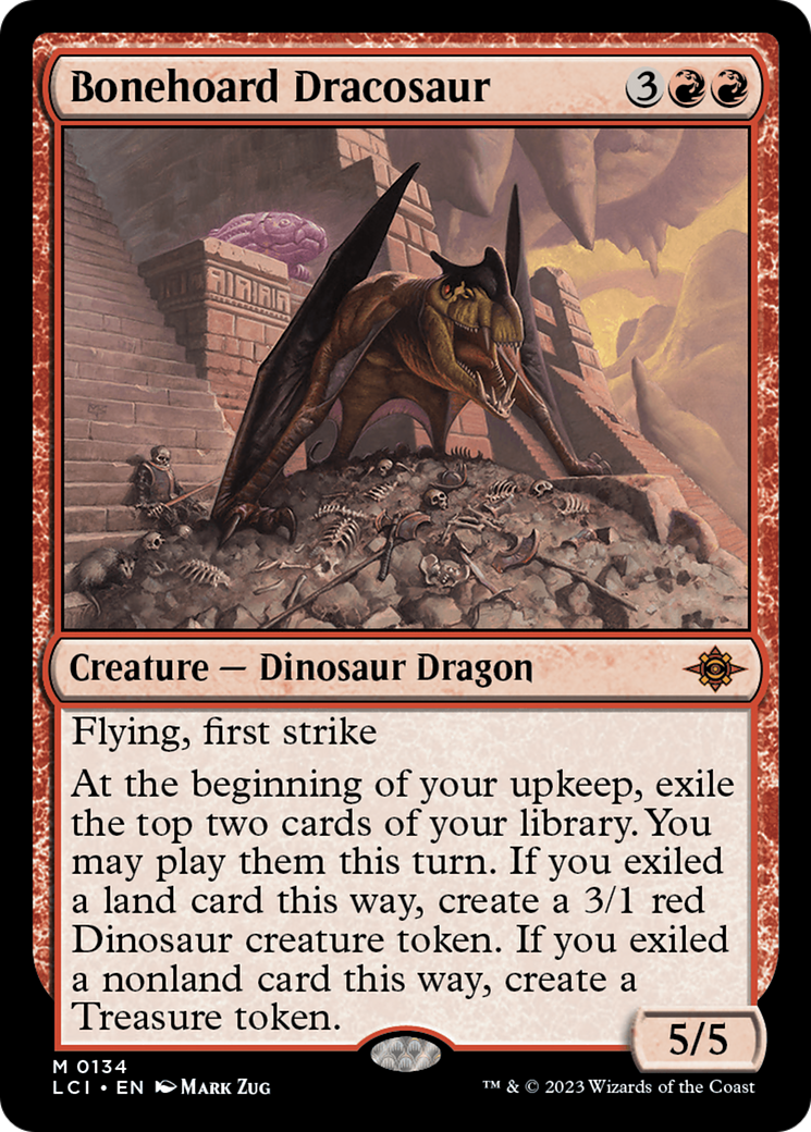 Bonehoard Dracosaur (LCI-134)  Foil - The Lost Caverns of Ixalan