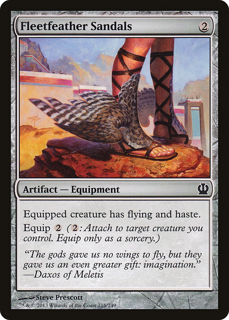 Fleetfeather Sandals (THS-216)  - Theros
