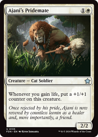 Ajani's Pridemate (FDN-135)  - Foundations