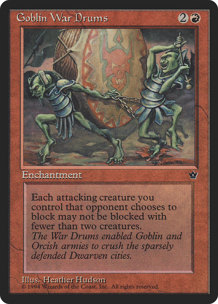 Goblin War Drums (Hudson) (FEM-)  - Fallen Empires