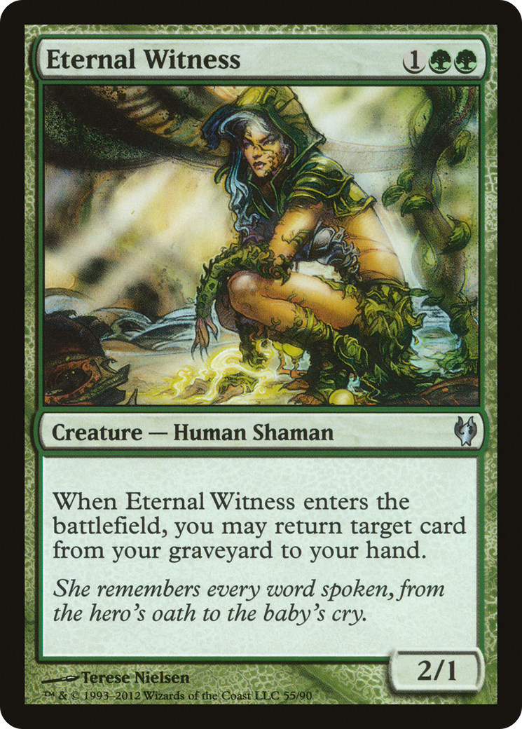 Eternal Witness (DDJ-055)  - Duel Decks: Izzet vs. Golgari