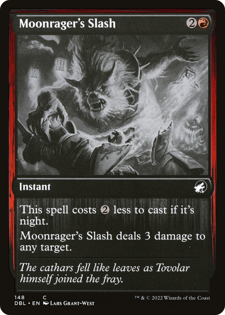 Moonrager's Slash (DBL-148)  - Innistrad: Double Feature