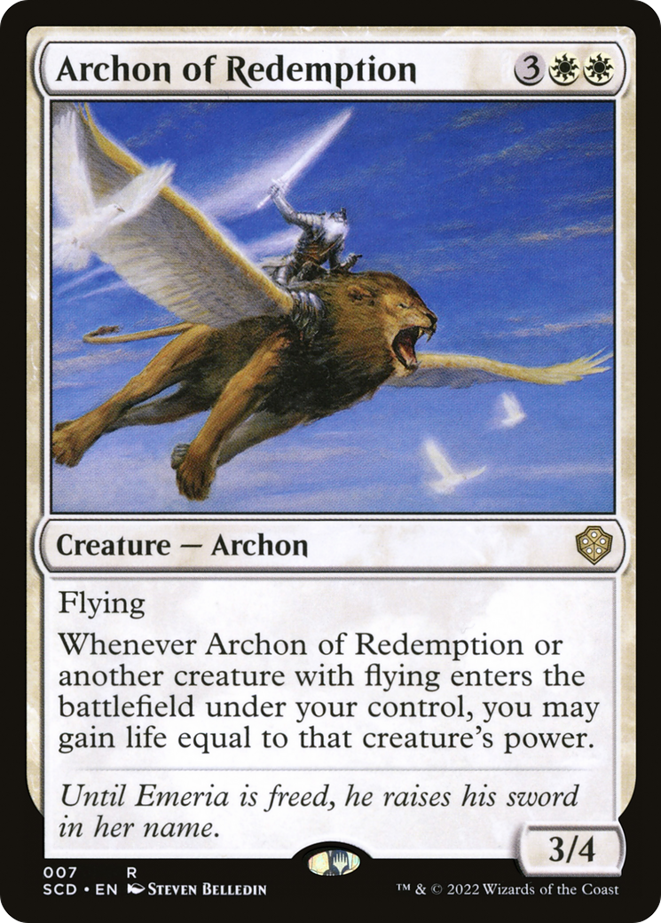 Archon of Redemption (SCD-007)  - Starter Commander Decks
