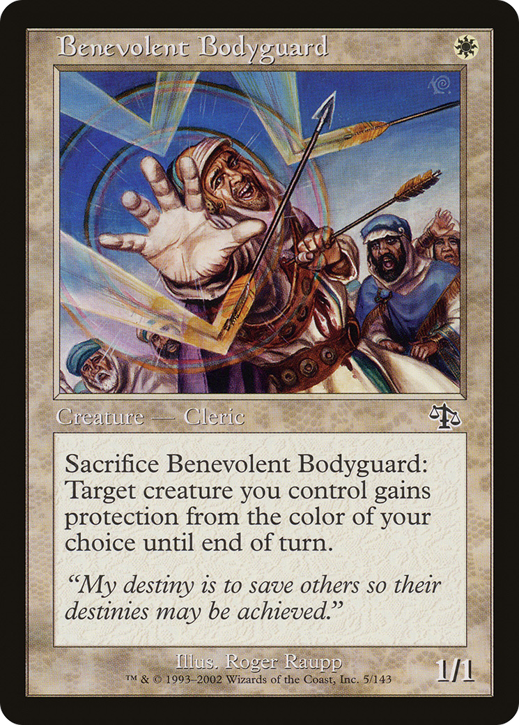 Benevolent Bodyguard (JUD-005)  - Judgment