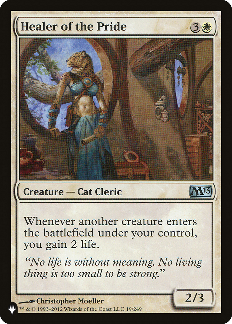 Healer of the Pride (LIST-M13-19)  - The List