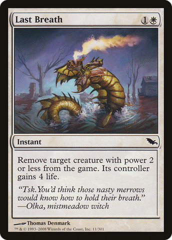 Last Breath (SHM-011)  Foil - Shadowmoor