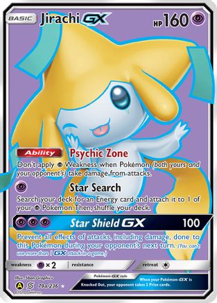 Jirachi GX 79a/236 - Holofoil Alternate Art Promos