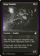 Siege Zombie (DBL-121) - Innistrad: Double Feature Foil