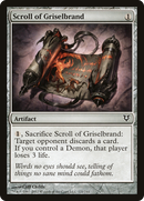 Scroll of Griselbrand (AVR-221)  Foil - Avacyn Restored