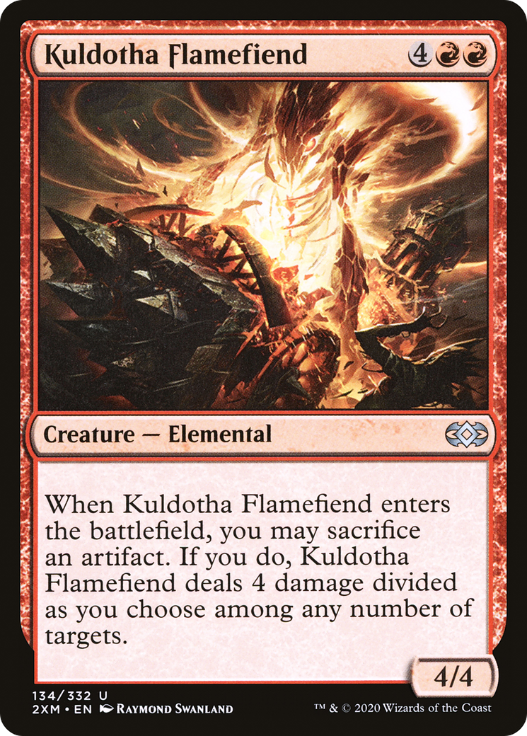 Kuldotha Flamefiend (2XM-134)  Foil - Double Masters