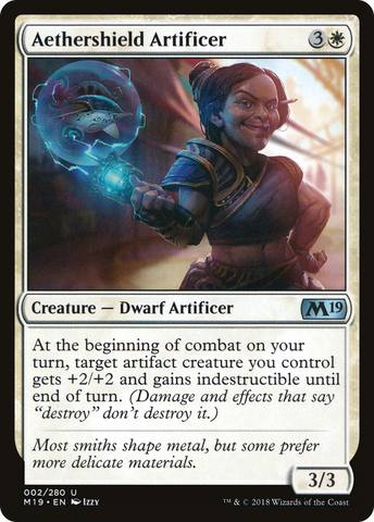 Aethershield Artificer (M19-002)  Foil - Core Set 2019