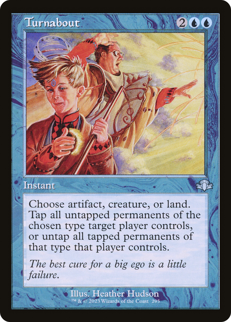 Turnabout (Retro Frame) (DMR-295)  - Dominaria Remastered