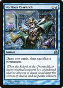Perilous Research (CMD-054)  - Commander 2011