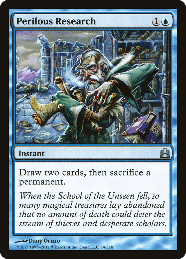 Perilous Research (CMD-054)  - Commander 2011