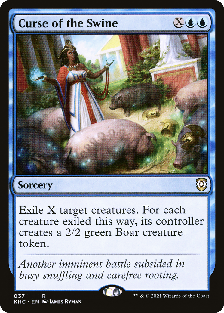 Curse of the Swine (KHC-037)  - Kaldheim Commander