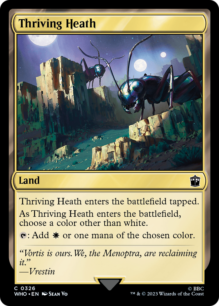 Thriving Heath (WHO-326)  Foil - Doctor Who