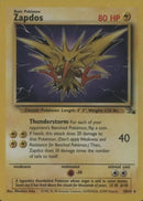 Zapdos (30) 030/62  - Unlimited Fossil - Rare