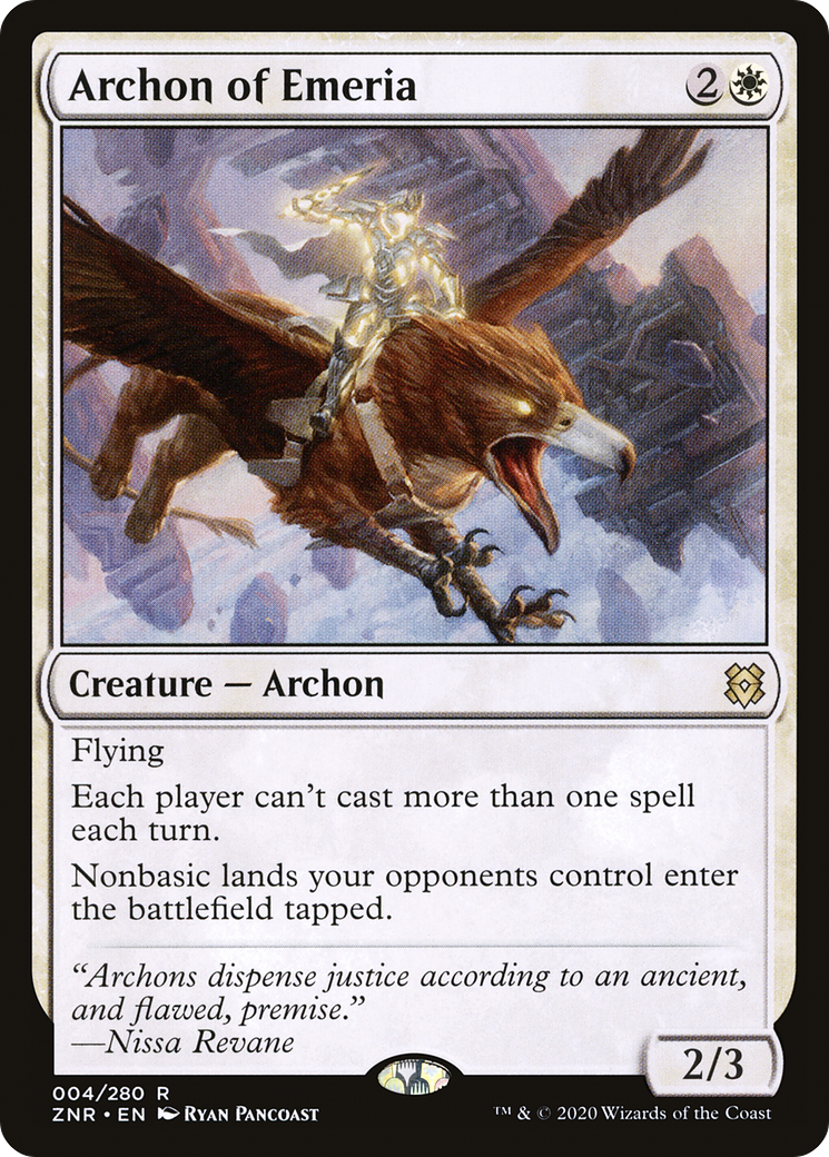 Archon of Emeria (ZNR-004)  - Zendikar Rising