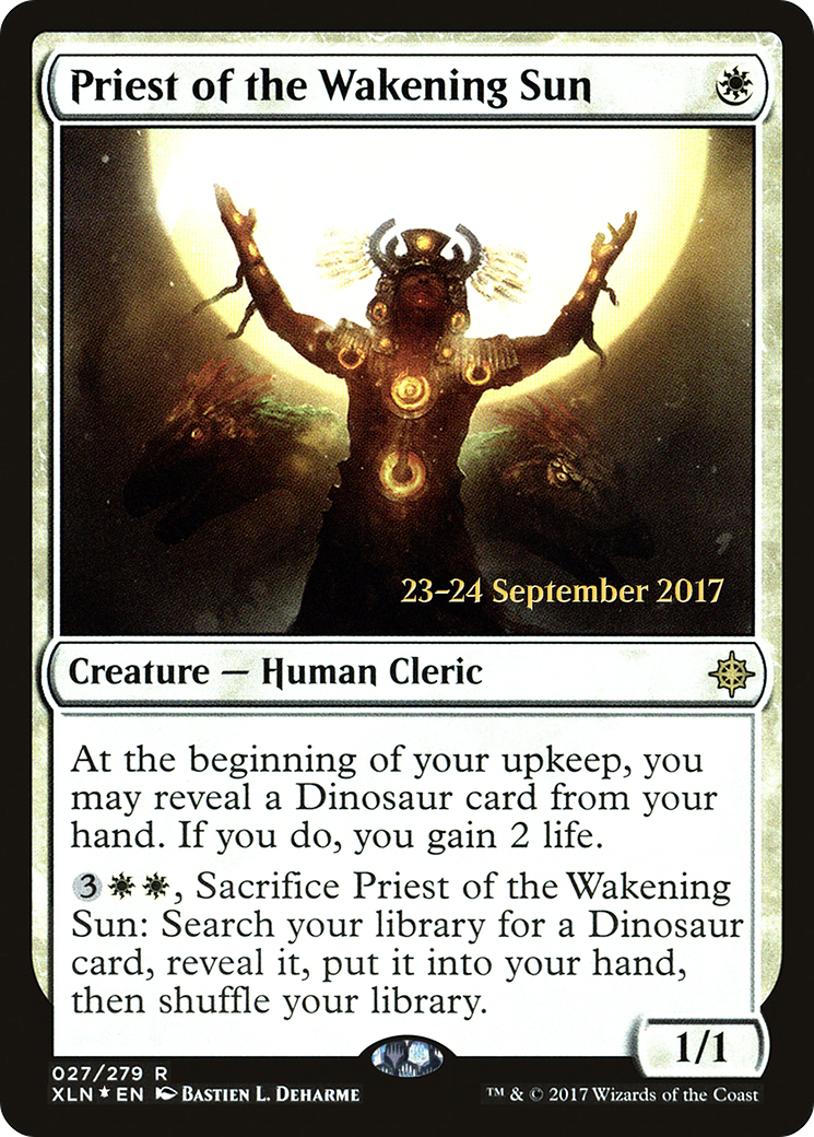 Priest of the Wakening Sun (PRE-027)  Foil - Ixalan Promos