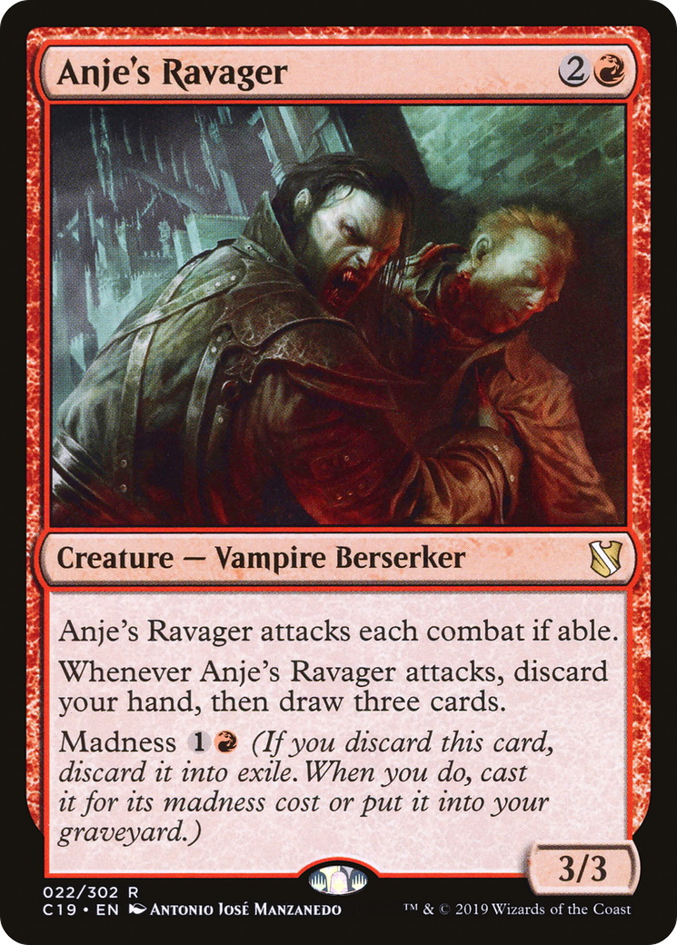 Anje's Ravager (C19-022)  - Commander 2019