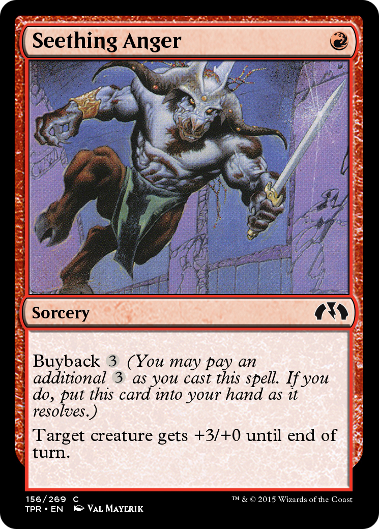 Seething Anger (TPR-156)  Foil - Tempest Remastered