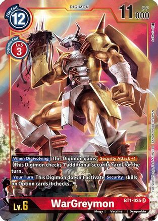 WarGreymon (Alternate Art) (BT1-025)