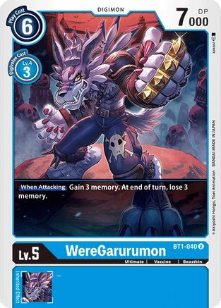 WereGarurumon [BT1-040] [Release Special Booster Ver.1.0]