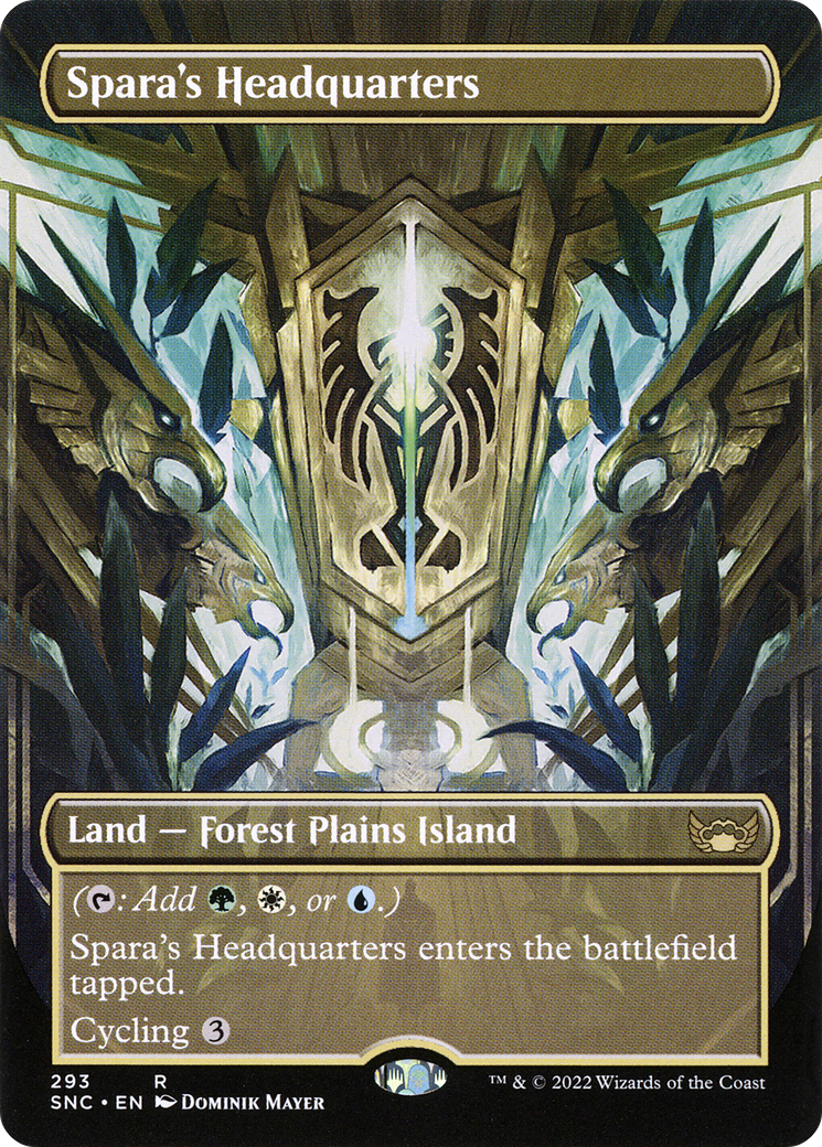 Spara's Headquarters (Borderless) (SNC-293)  Foil - Streets of New Capenna