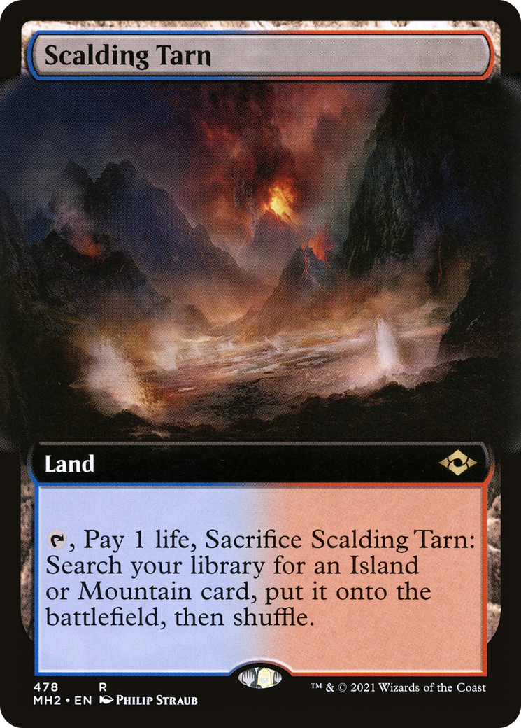 Scalding Tarn (Extended Art) (MH2-478)  - Modern Horizons 2: (Extended Art)