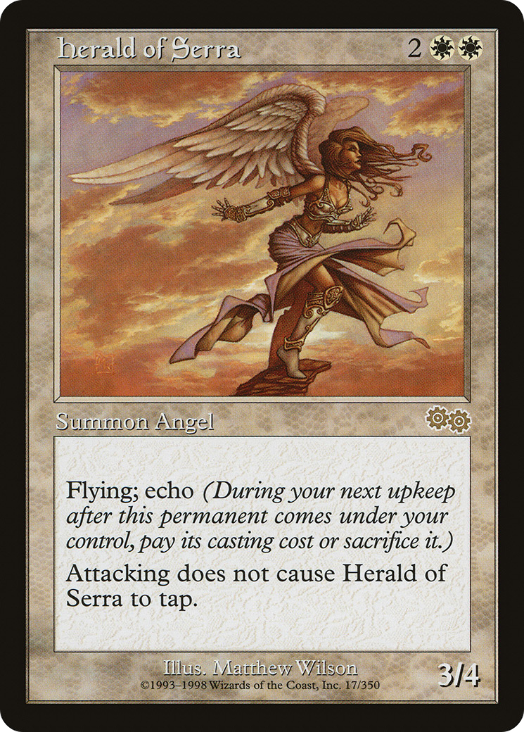 Herald of Serra (USG-017)  - Urza's Saga
