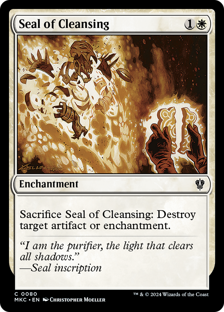 Seal of Cleansing (MKC-080)  - Murders at Karlov Manor Commander
