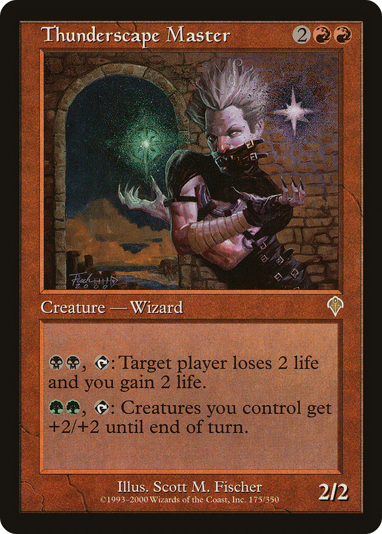 Thunderscape Master (INV-175)  Foil - Invasion